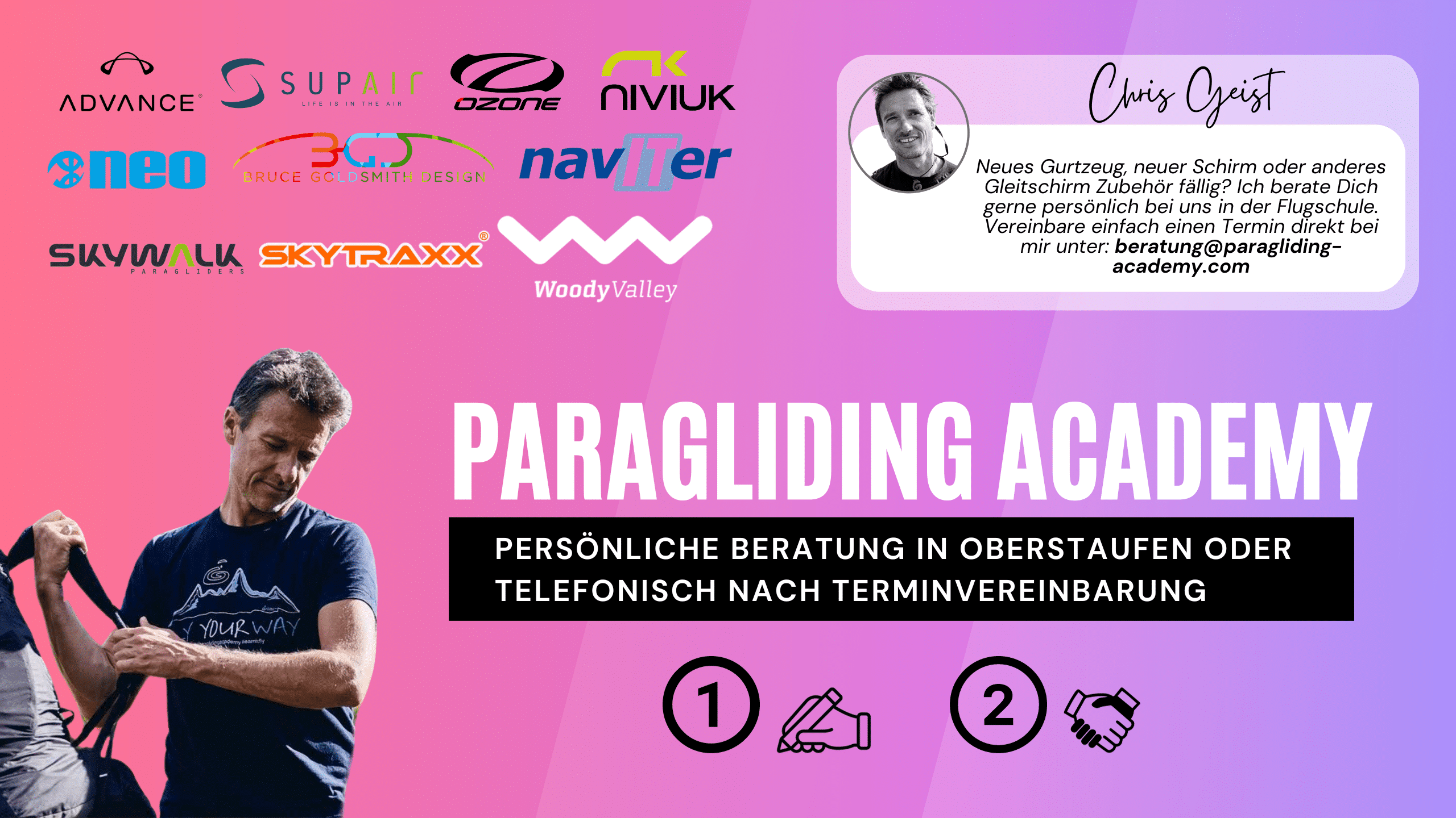Persönliche Beratung Paragliding Academy