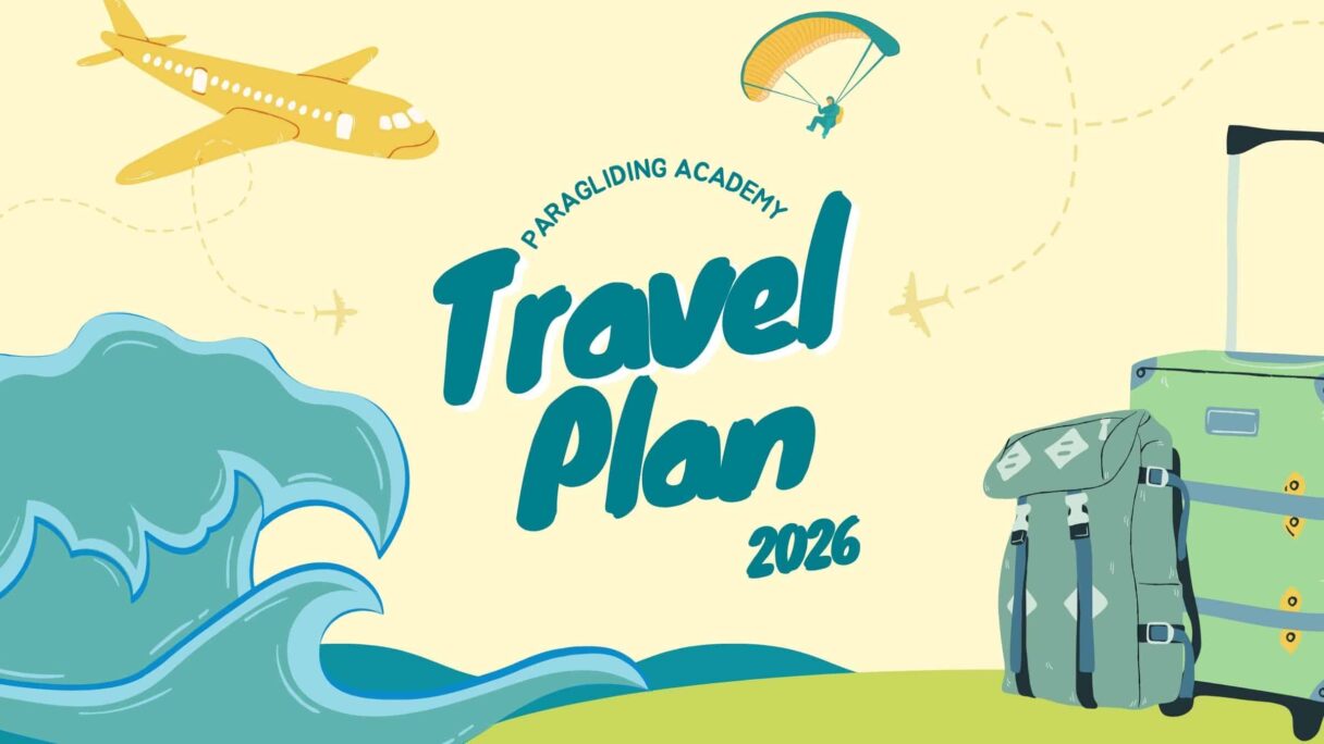 Paragliding Academy Reiseplan 2026 Header