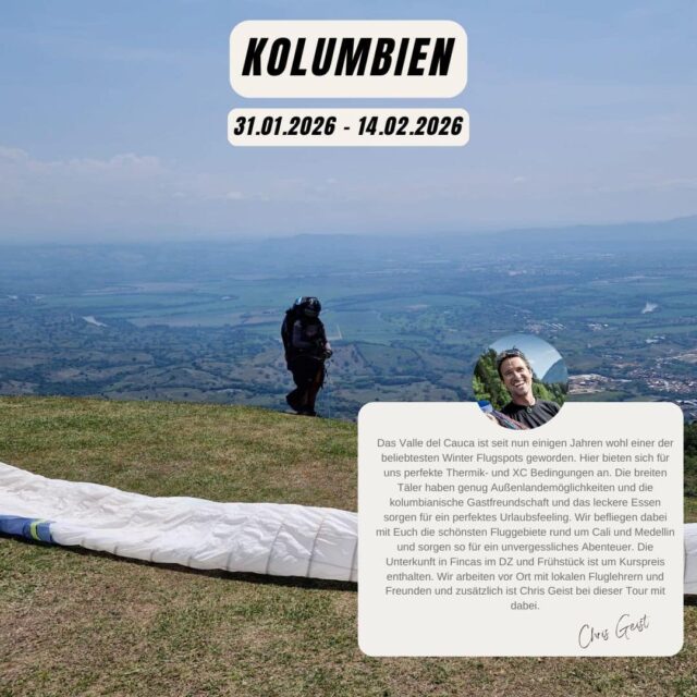Gleitschirmreise Kolumbien