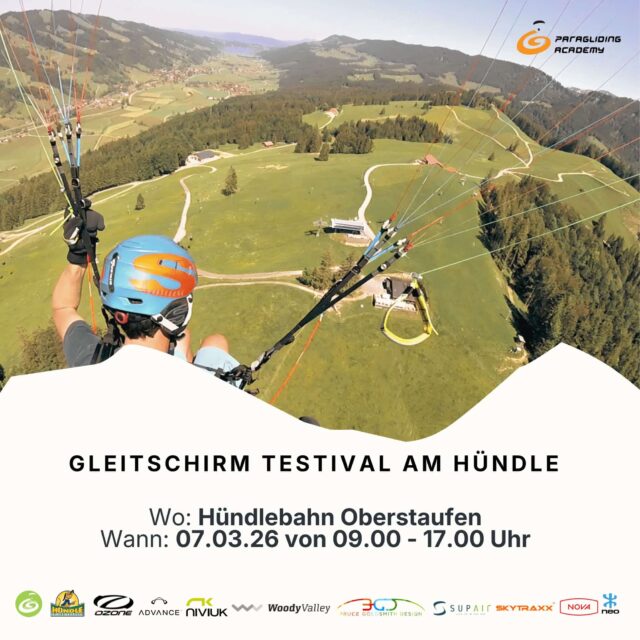 Gleitschirm Testival Hündle 2026